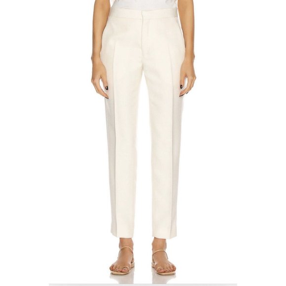 WARDROBE.NYC Tuxedo Trouser Pants Off White - Picture 1 of 9